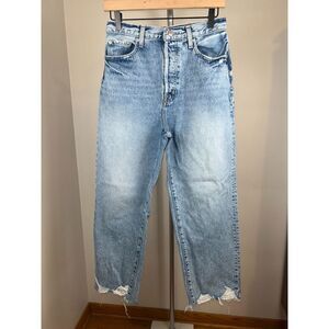 Pistola P6323TRI-Baj Cassie Super High Rise Straight Crop Jeans Baja Size 26